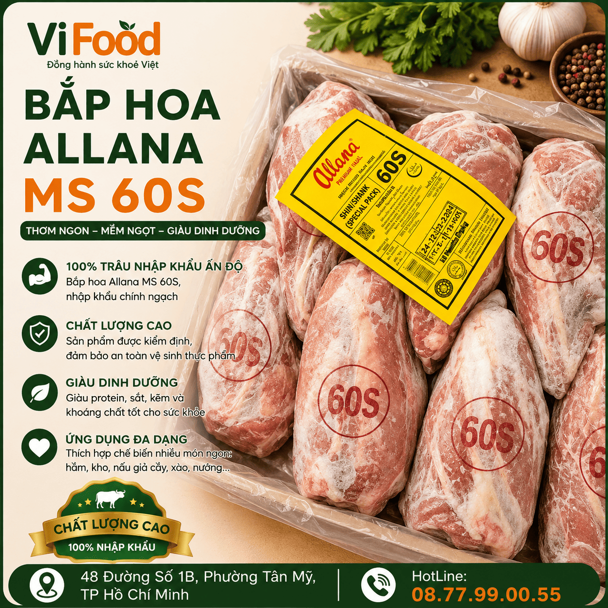 Bắp hoa Allana Ms 60S