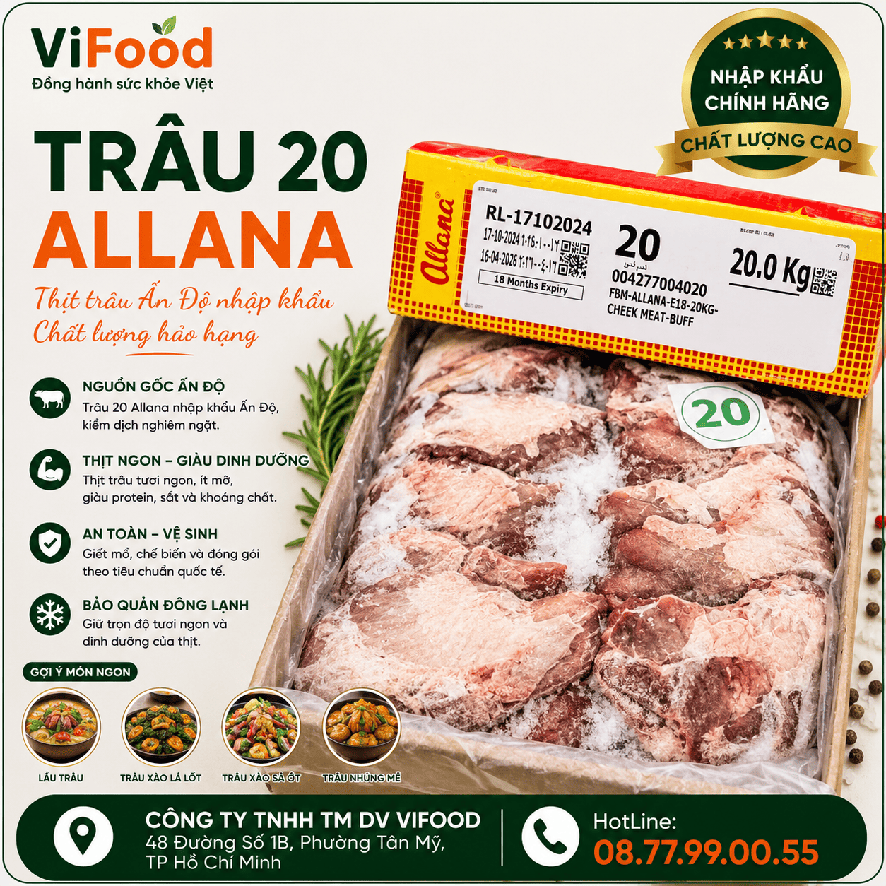 Trâu 20 allana