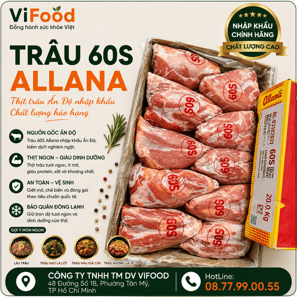 Trâu 60s allana
