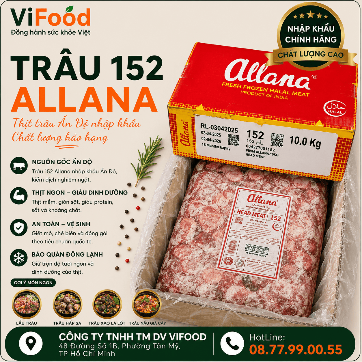 trâu 152 allana