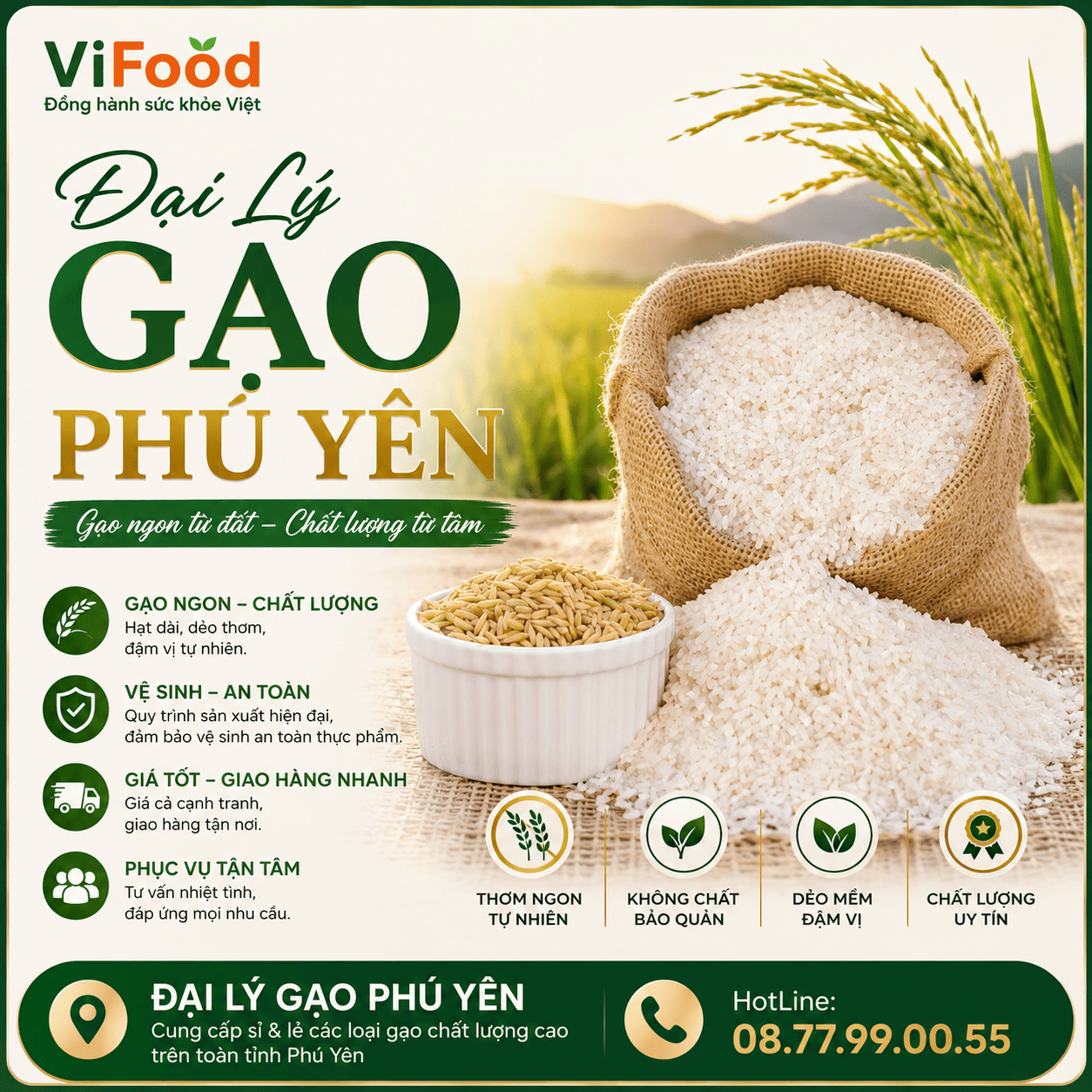 Đại Lý Gạo Phú Yên