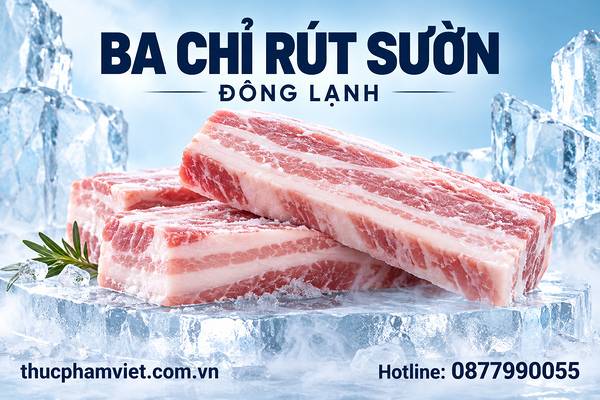 Ba rọi rút sườn đông lạnh giá sỉ tại Phường Chợ Quán