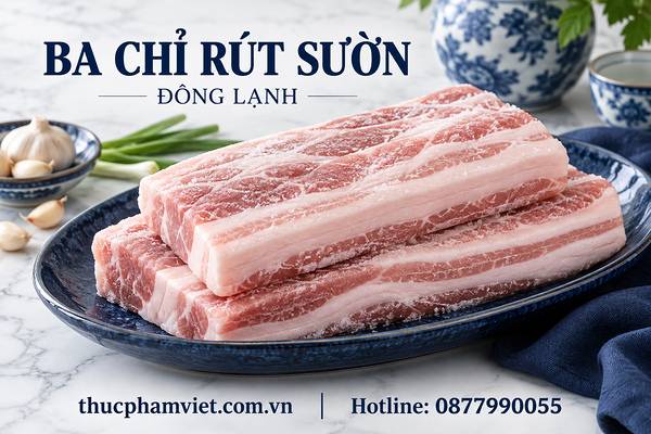 Sỉ và lẻ Ba rọi rút sườn đông lạnh tại Phường Tân Thuận