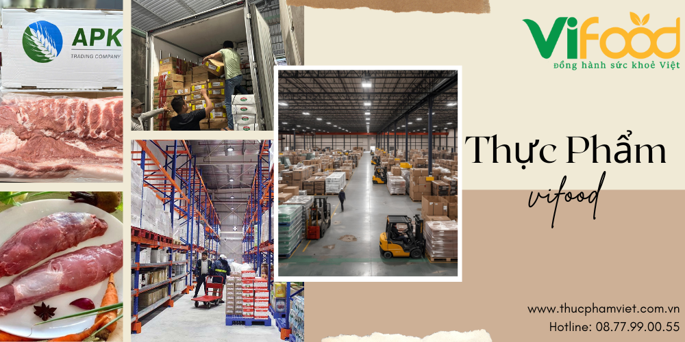 VIFOOD cung cấp sỉ thịt heo đông lạnh tại TP.HCM