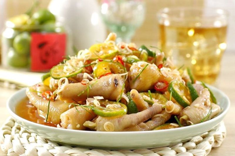 Chân gà sả tắc