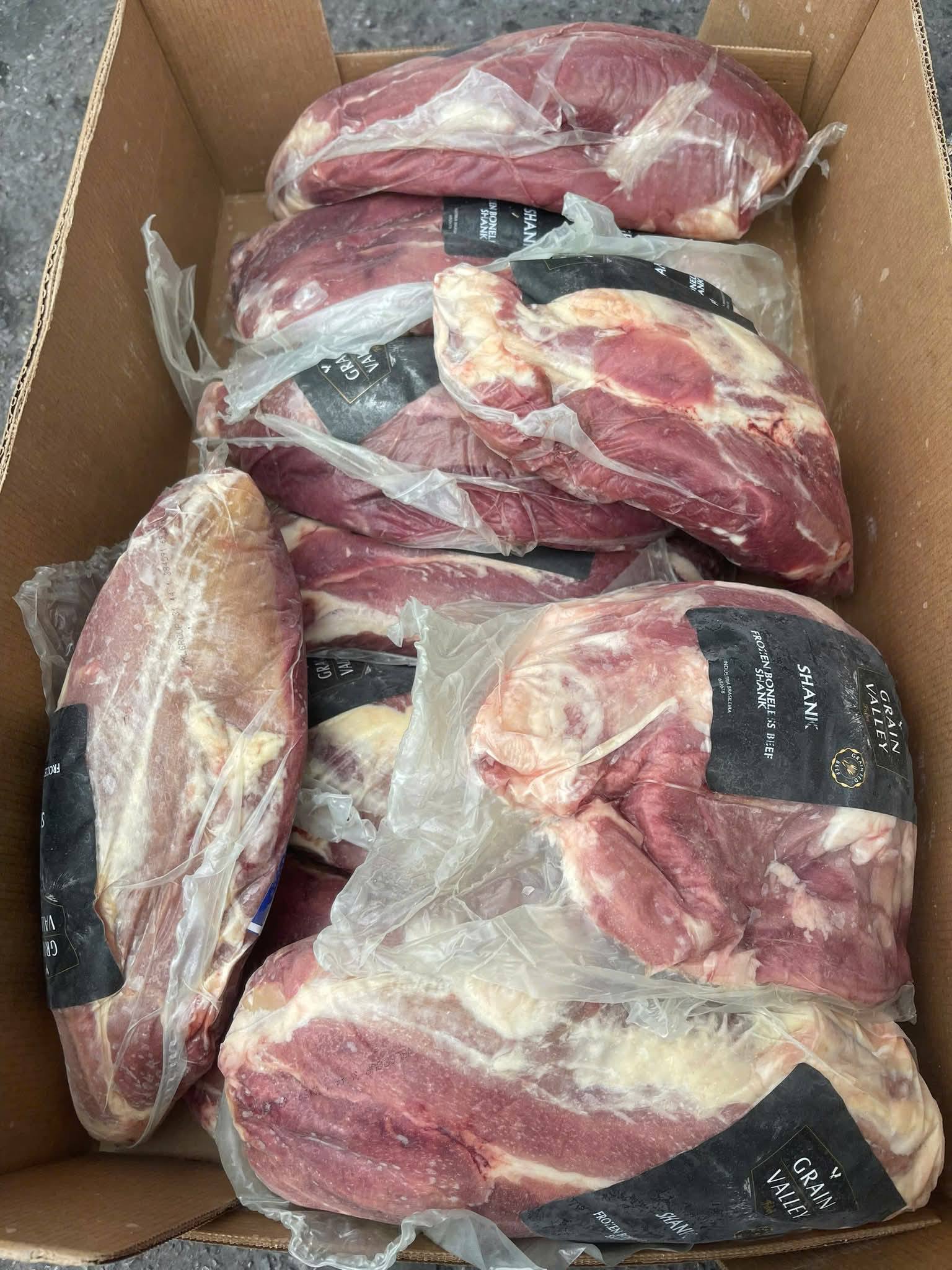 Bắp bò đông lạnh nhập khẩu