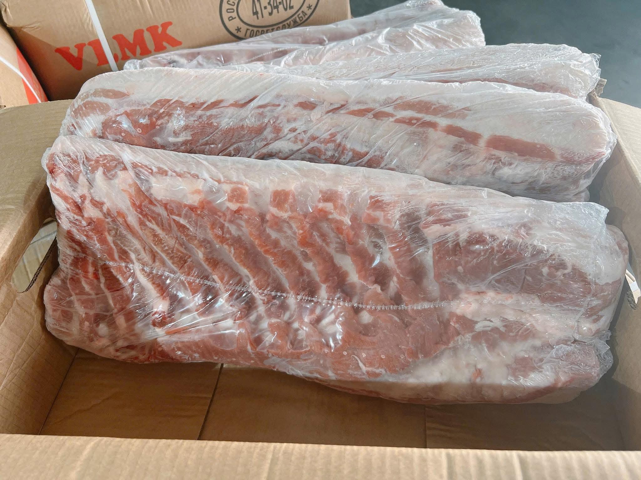 Ba chỉ heo đông lạnh nhập khẩu giá sỉ tại VIFOOD