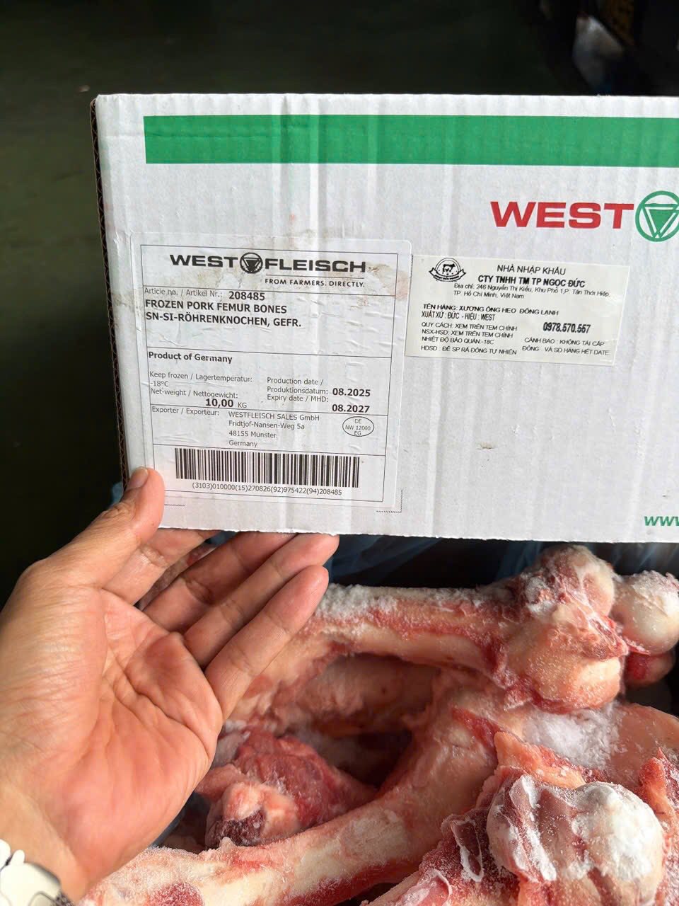 xương heo nhập khẩu giá sỉ wets