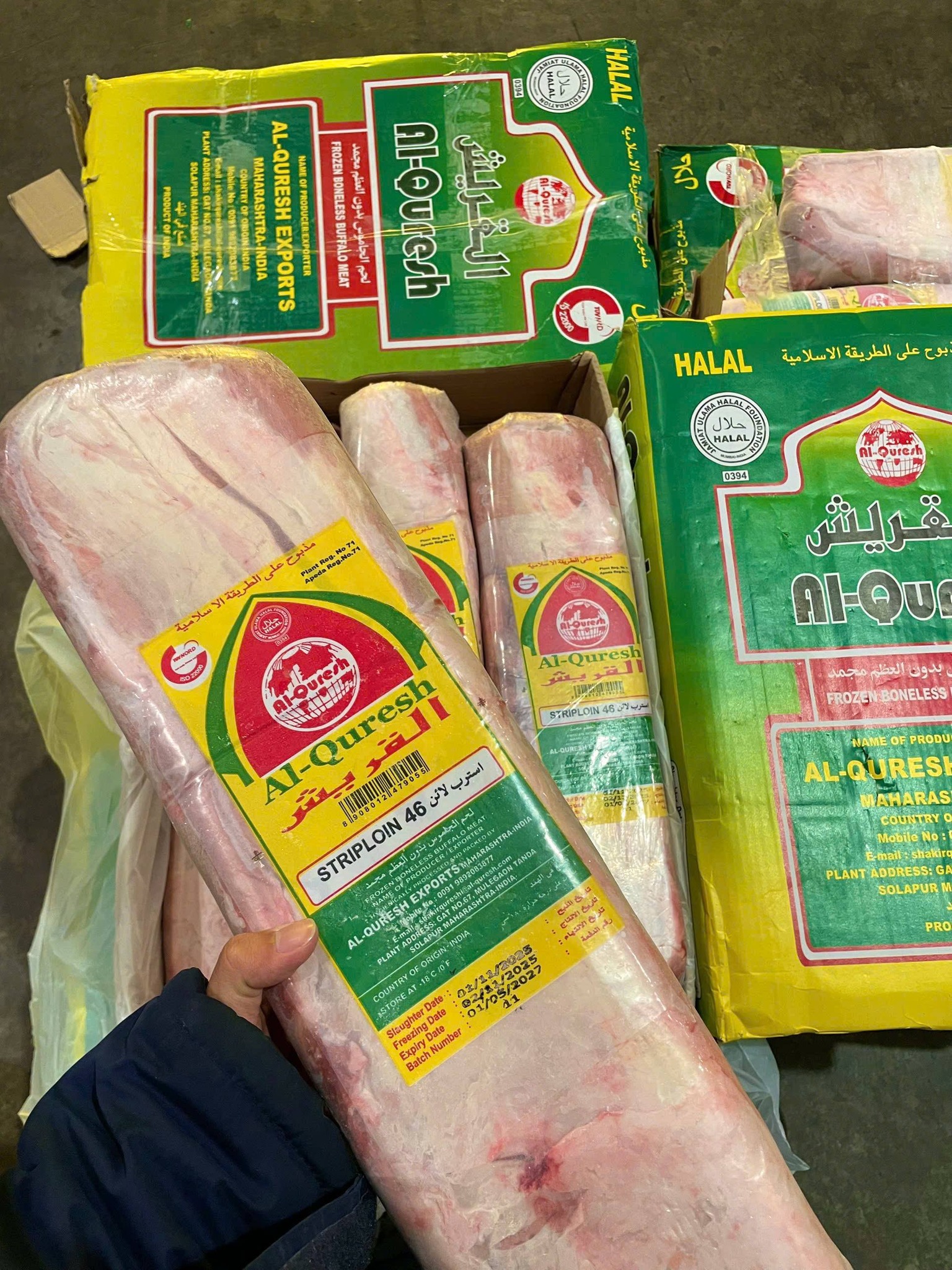 thit trau 46 aq dong lanh nhap khau an do