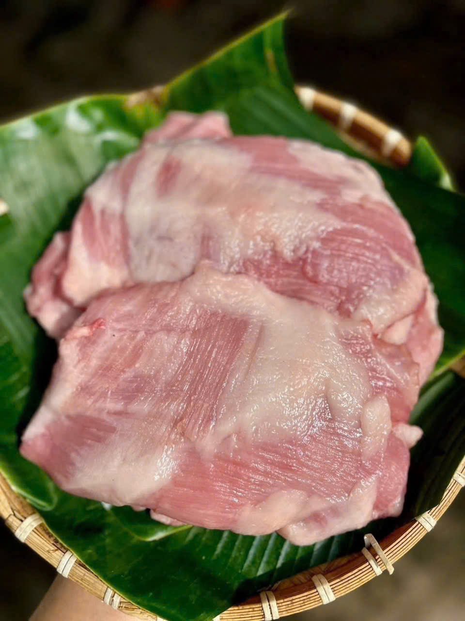 Thịt heo nạc giòn tươi