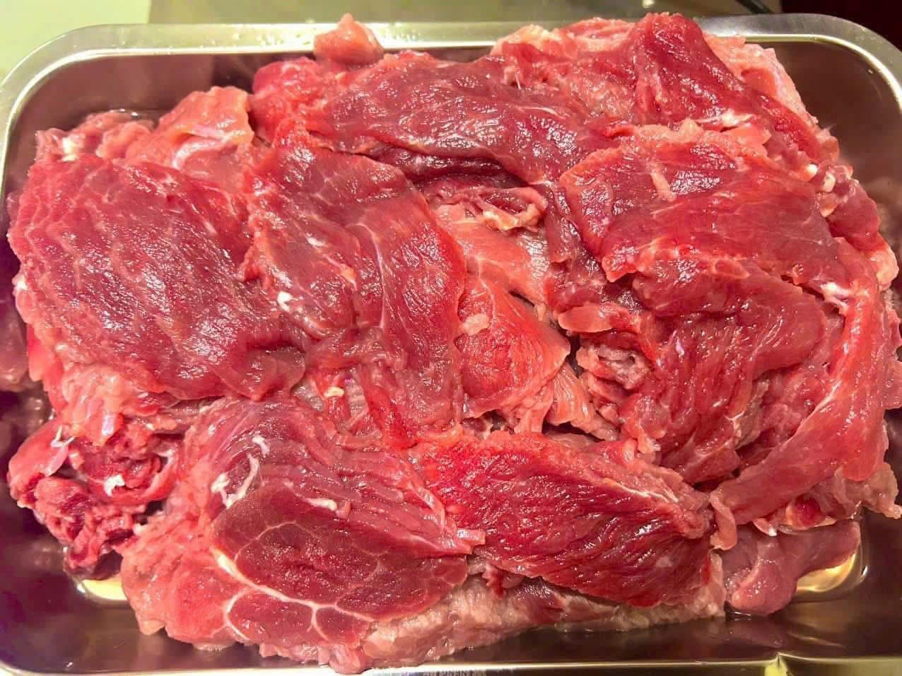 Kho thịt bò đông lạnh