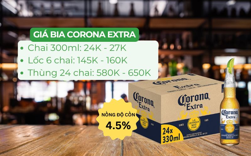 Bia Corona chính hãng Quảng Ngãi