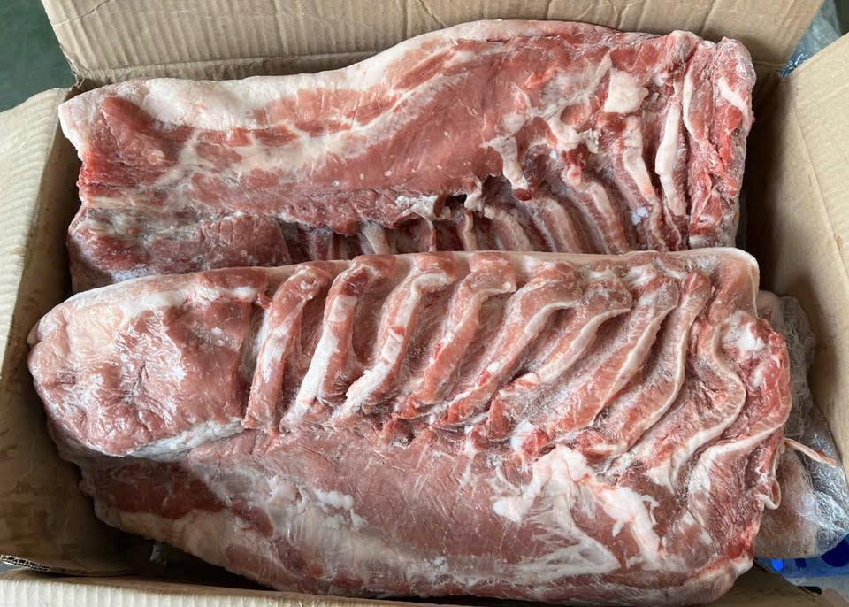 thịt heo đông lạnh giá sỉ