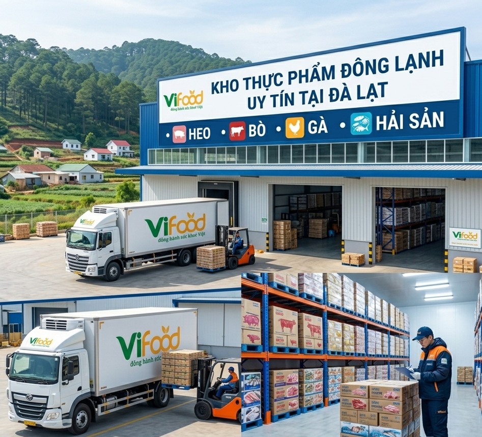 kho thực phẩm đông lạnh đà lạt