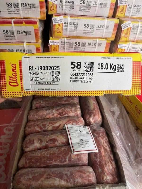 Dẻ sườn 58 Allana thịt trâu đông lạnh nhập khẩu