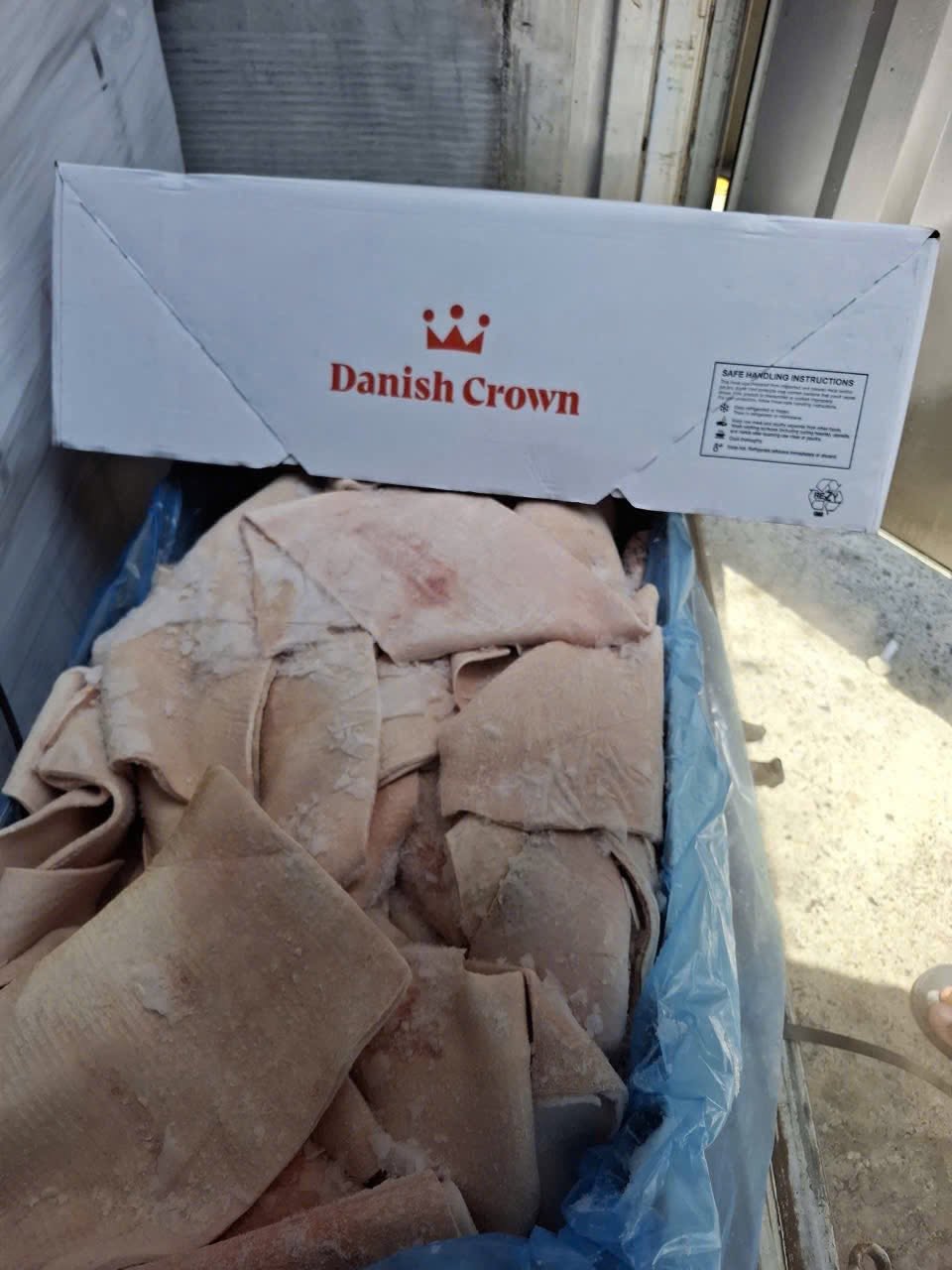 Da lưng heo Danish nhập khẩu đông lạnh