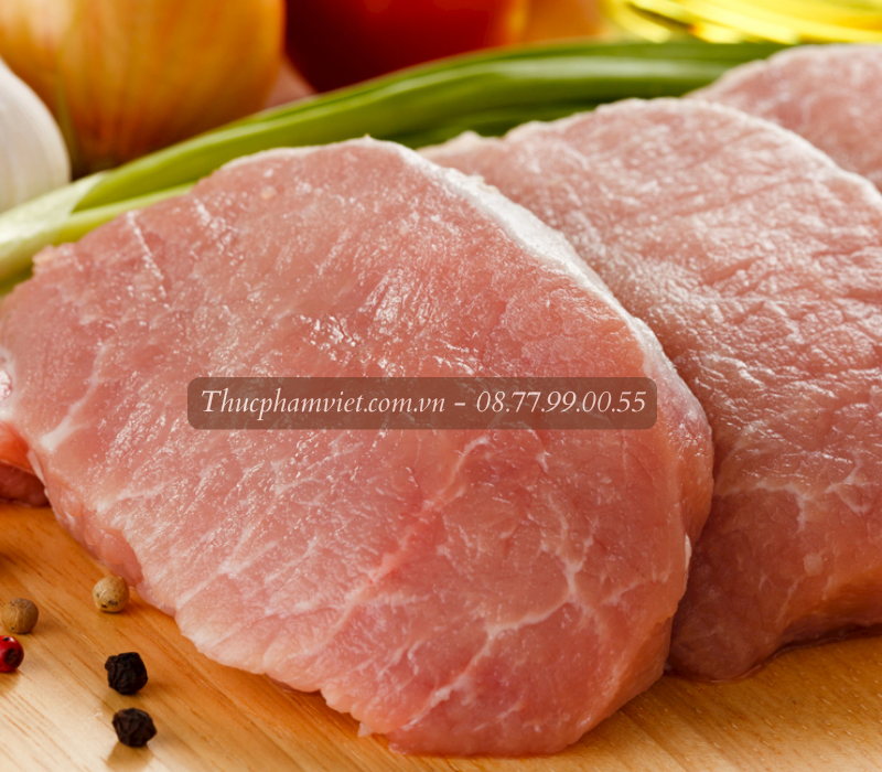 Thịt thăn heo đông lạnh giá sỉ TPHCM