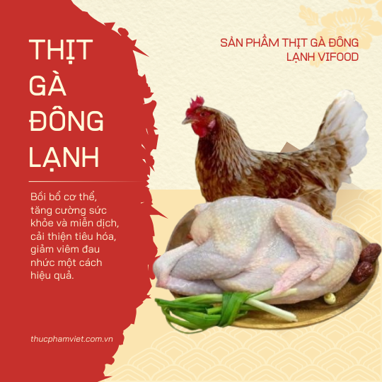 Kho thịt gà đông lạnh giá sỉ tại Nha Trang VIFOOD