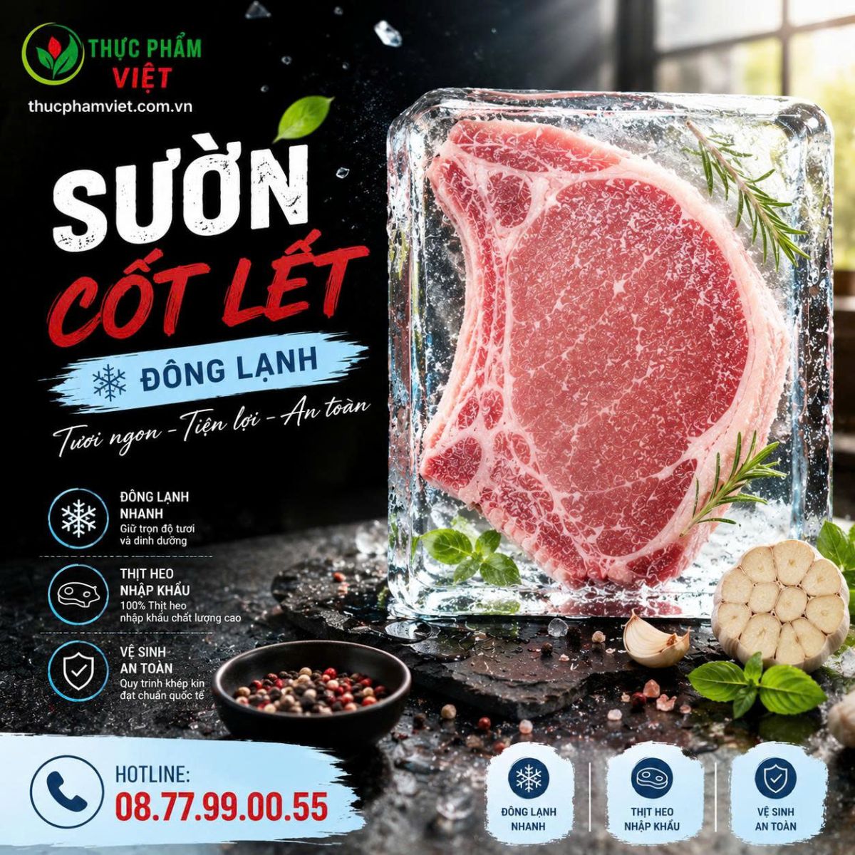 Sườn cốt lết giá sỉ tại Phường Bình Phú