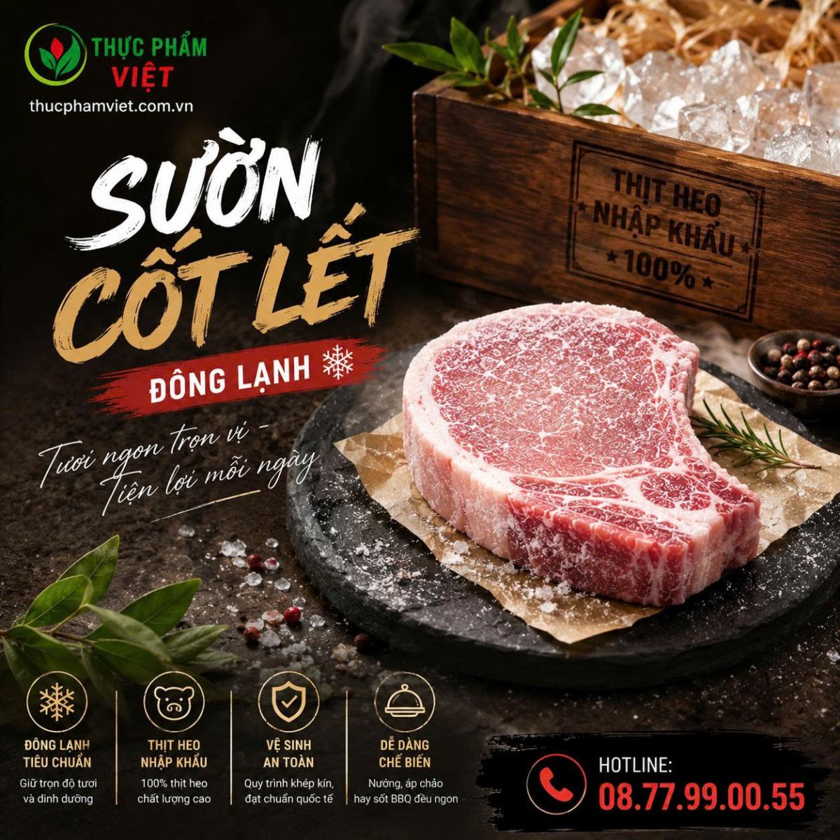 Sỉ và lẻ Sườn cốt lết tại Phường Tân Thuận