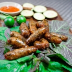 Dồi dê xối sả