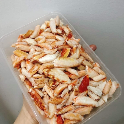 Thịt càng ghẹ đông lạnh loại lớn Khay 250gr