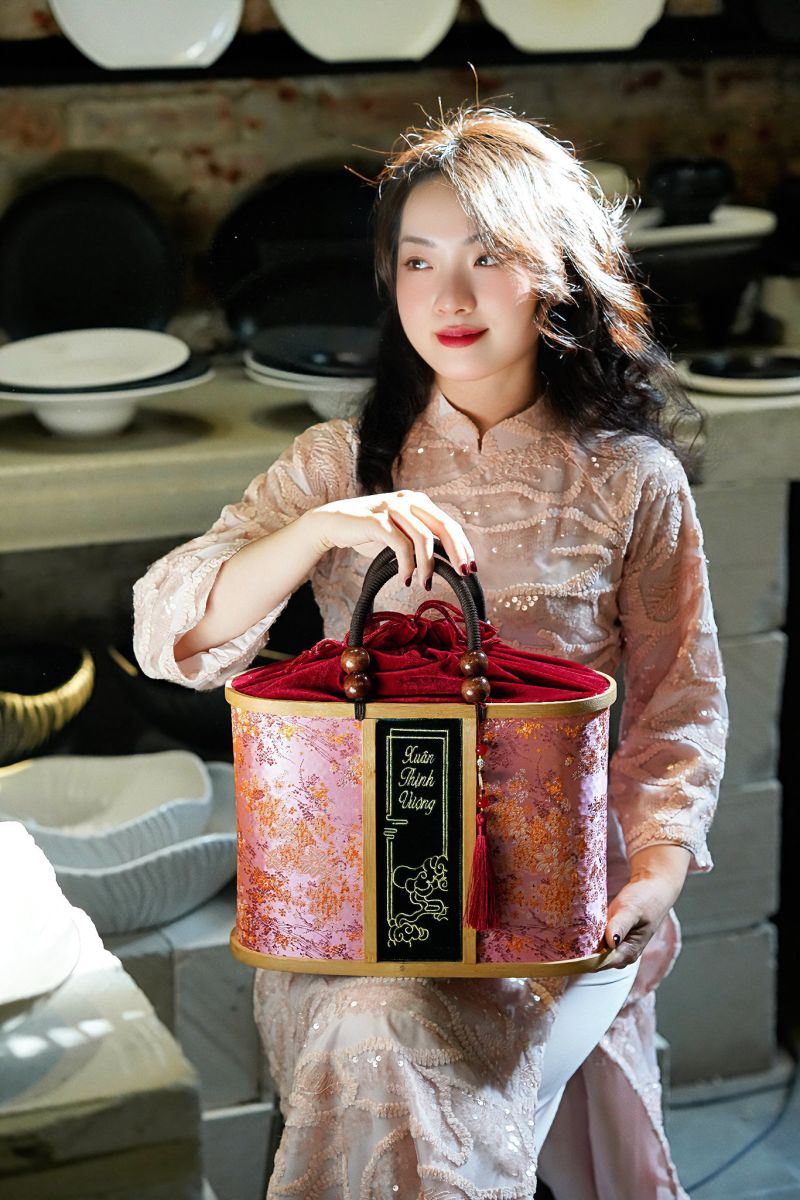 Giỏ quà Tết Bình Thuận mẫu đẹp cao cấp 2025 VIFOOD
